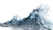 © Trendy Graphics - A large wave crashes with water splashing isolated on transparent background
