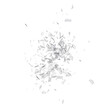 © Zahaoha - Shattered glass debris isolated transparent background photo realistic 3d rendering PNG 16 bit with alpha channel