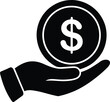 © MSTJESMIN - Hand Holding Dollar Coin Icon