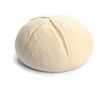 © Lanang - Round White Bread Bun on White Background.