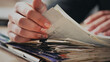 © sebra - Working on documents and files in the office