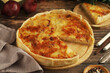 © nastyakamysheva - A traditional dish of Britisch cuisine - Onion and cheese pie