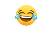 © MDABUUSUF - Laughing crying face emoji isolated on transparent background