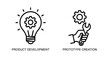 © Raisul54 - Product Development and Prototype Creation Icons for Innovation