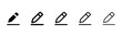 © Chelpanoff - Edit and writing icon with pencil and underline. Symbol of text editing, content creation and document modification. Ideal for user interface design, text editors, content management and writing tools