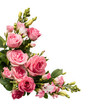 © Ziaur - Delicate pink rose bouquet isolated on transparent background