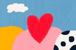 © ADDICTIVE STOCK - Minimalist illustration of colorful hearts and love