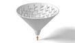 © Art_spiral - White marketing funnel converting numerous prospects into single orange customer representing customer acquisition and sales conversion strategy