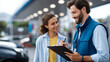 © Kateryna - Customer service excellence and convenience at service station, fuel facility with professional assistance and efficiency, automotive service with customer satisfaction focus displ
