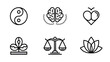 © Marc - Simple Icons of Balance, Harmony, and Mindfulness.