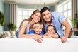 © BillionPhotos.com - Happy young family and children in living room