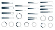© rohim - Set of Loading Progress Bars and Circular Indicators