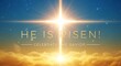 © RitaRuhi - Easter sunday celebration he is risen christian resurrection hope
