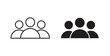 © Tareem - Group icon in line design. editable stroke icons pack
