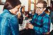 © peopleimages.com - Couple, date and laughing with beer, bar and talking with partner on weekend, conversation and relax. Pub, man and woman with alcohol on break, bonding and people with humor, joke or funny story