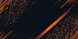 © DnQajik - High-speed orange light trails streaking across dotted dark background creating intense futuristic motion blur effect