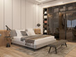 © murattellioglu - 3d render of luxury hotel room