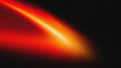 © Nafe - Abstract red and orange light leak with film grain texture on black background