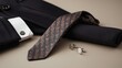 © VolumeThings - Classic suit accessories: butterfly, ties, cufflinks