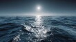 © Thawatchai - Ocean Serenity: Capturing the vastness and tranquil beauty of the open ocean under the bright sun. The image portrays a sense of calmness and boundless horizons.