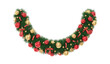 © Saiful - Christmas wreath with red and gold ornaments green isolated on a transparent background