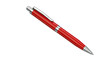 © Putri - Shiny Red Ballpoint Pen with Silver Clip