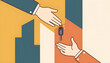 © Jack - Hands exchanging car keys in a transaction