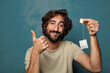 © kues1 - young adult bearded man with an infusion of tea