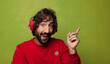 © kues1 - young adult bearded man with ear protection