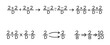 © ihor - Mathematical equations with division and multiplication symbols