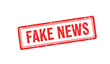 © rsvect02 - A red stamp with the words fake news on a indicating misinformation or disinformation being spread