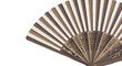 © kuncarahennyirga - Wooden Folding Fan with Intricate Carvings