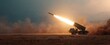 © ckybe - Anti-aircraft missile launcher roaring like thunder in a sky dance during a military defense exercise