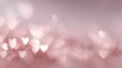 © KASUEMA SALAE - Soft blush background with bokeh heart lights