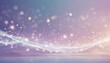 © noonekoon - Sparkling pastel purple background with light particles　パステルパープルの輝く粒子と幻想的な背景素材　デジタルイラスト