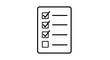 © Hamad - Checklist with three completed tasks and one pending