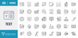 © Control New - Text line editable icon set. Outline Icon Set. Vector Illustration with Editable Strokes