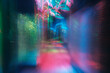 © Rodolfo Carlos Martinez Zuñiga/Stocksy - A blurry corridor with vibrant colors