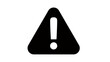© Dieke - Warning triangle icon with exclamation mark on white background.