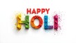 © Imtiaz - A vibrant and colorful Holi celebration with the words Happy Holi written in bold letters