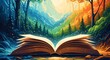 © MstNasima - Celebrating world poetry day a forest of verse and wonder