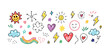 © RABBY - A colorful array of diverse icons representing various themes and symbols Vector