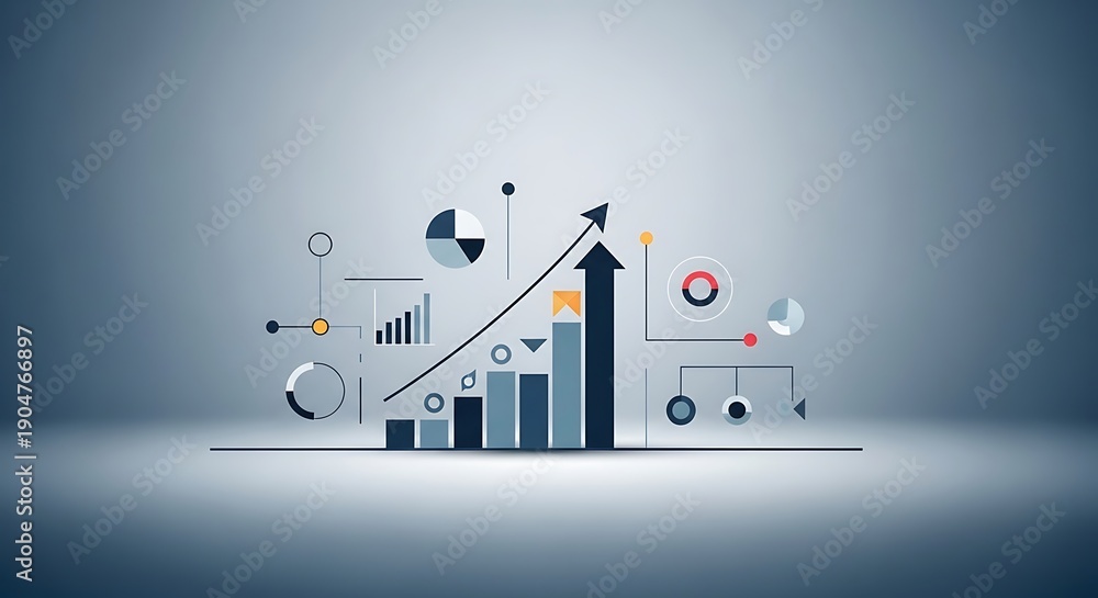 Business growth and statistics infographic Stock Photo | Adobe Stock