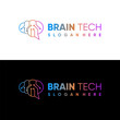 © Dziyak - Technology brain concept logo design. Suitable for various business logos.