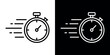 © LiorasK - Time fast icon line art, vector set