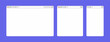 © Cali6ro - Browser page. Browser window template. New website page mock up vector set. Mobile browsing frame. Vector 10 eps.