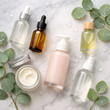 © maulana - models set of skincare products with a nature theme