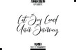 © Pleasant Mode - Let Joy Lead Your Journey  -Elegant Life Quotes Cursive Hand Lettering Vector Design
