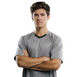 © jhx studio - Confident Athlete: Portrait of a Determined Young Man with Arms Crossed