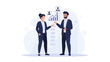 © Arvano - Business Team Discussing Growth Chart and Employee Profiles